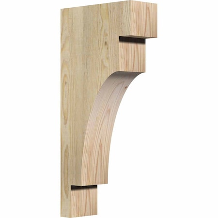 Ekena Millwork Mediterranean Rough Sawn Corbel, Douglas Fir, 4"W x 10"D x 22"H COR04X10X22MED00RDF